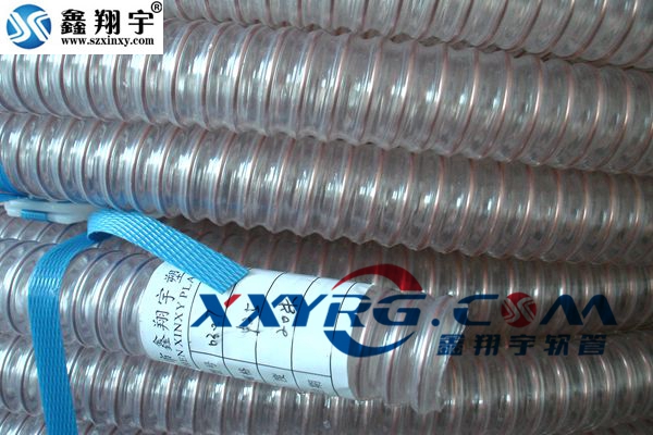 透明钢丝PU软管 透明钢丝PU软管